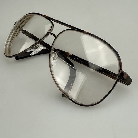 Vintage Gucci Eyeglass Frames Only mod. GG1827 BND5U Aviator Made In Italy - Picture 13 of 13